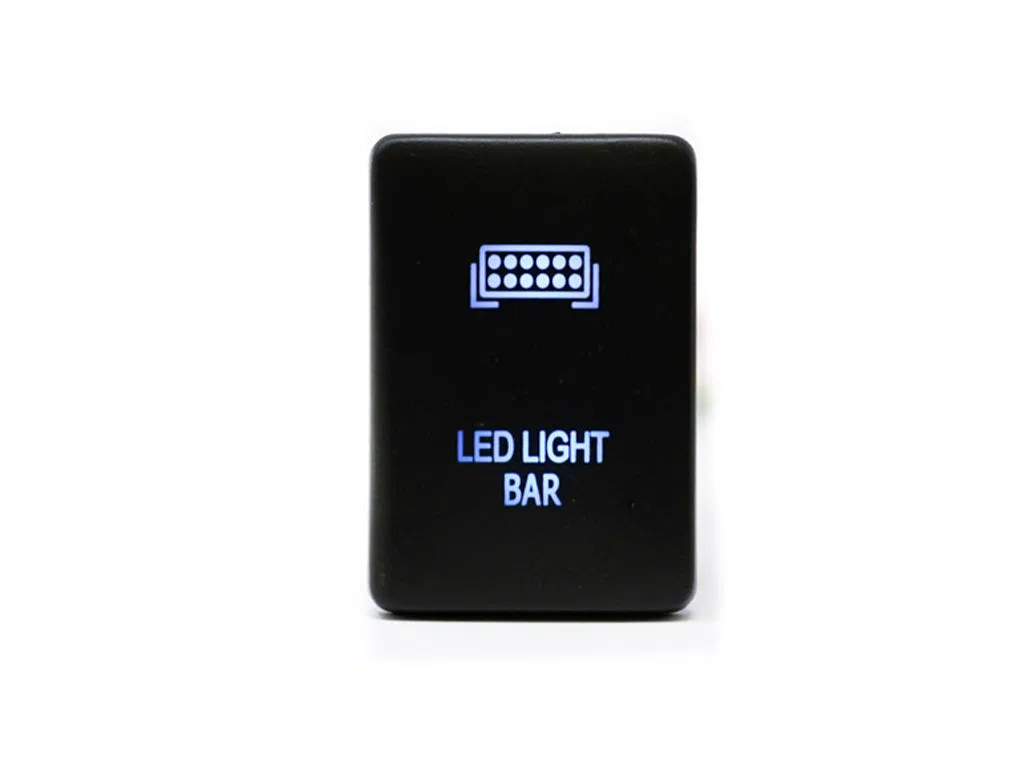 CR2385 – CALI RAISED Multi Purpose Switch, On-Off LED Light Bar Logo 12 Volt Rocker Rectangular Blue - view 2